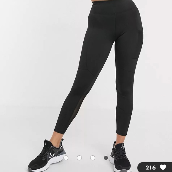 NEW!! NWT! ASOS4505 Petite icon legging with bum-sculpting seam detail & pocket - Picture 2 of 4